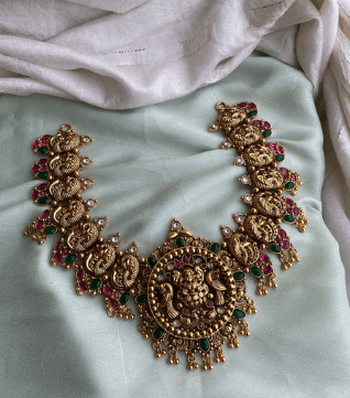 Gold necklaces